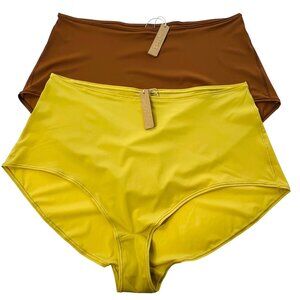 SKIMS Jelly Sheer Boy Short Lot of 2 Copper Topaz 3X